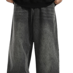 men baggy jeans 90s vintage y2k straight leg pants hip hop skateboard streetwear trousers